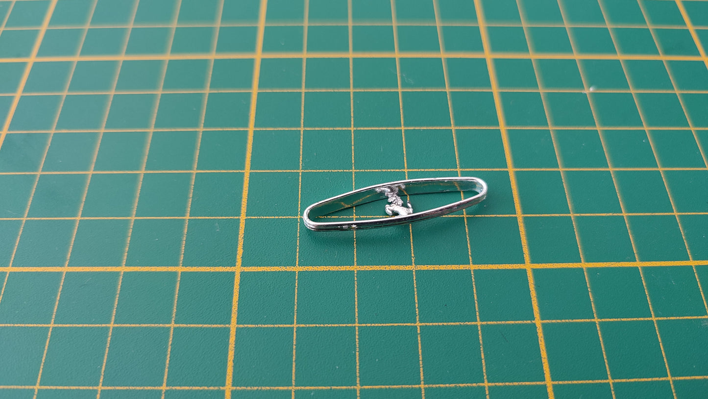 Calandre sigle avant pièce détachée miniature Bburago Burago Ferrari GTO 1962 1/18 1/18e 1/18ème #D97