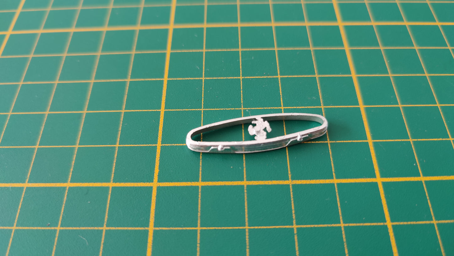 Calandre sigle avant pièce détachée miniature Bburago Burago Ferrari GTO 1962 1/18 1/18e 1/18ème #D36