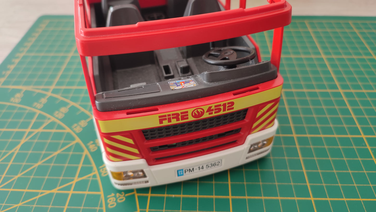 Camion dans l'état pièce détachée Playmobil 5362 Camion de pompier #E23