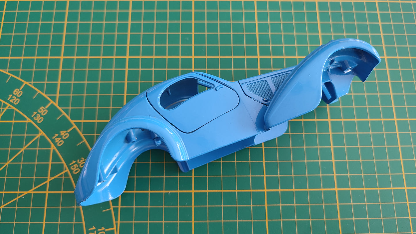 Carcasse carrosserie pièce détachée miniature Bburago Burago Bugatti Atlantic 1936 1/24 1/24e 1/24ème #C15
