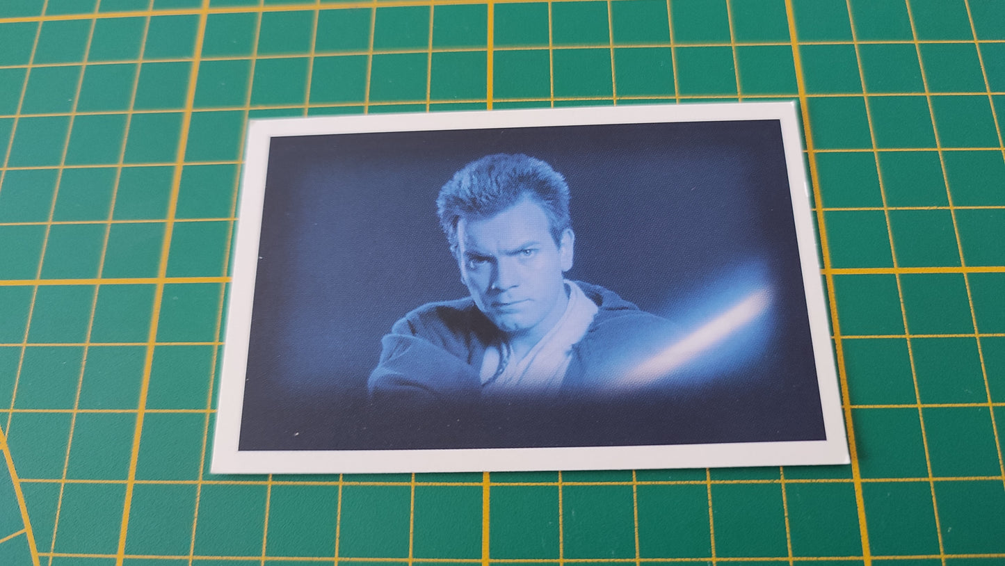 Carte Jedi On vous offre la sagesse des Jedis pièce détachée jeu de société Monopoly Star Wars épisode 1 #A81