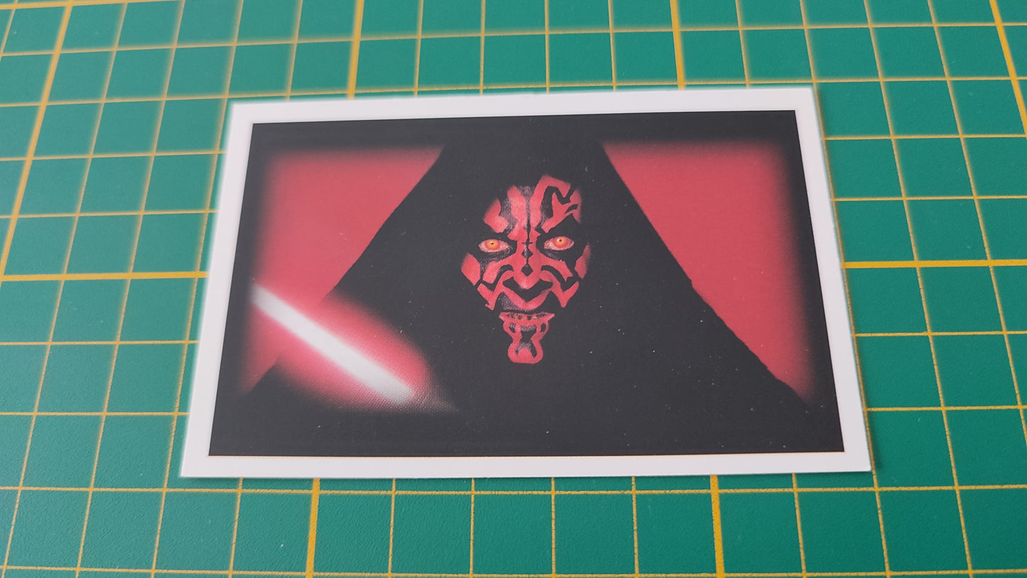 Carte Sith Avancez à la case Sous-marin gungan pièce détachée jeu de société Monopoly Star Wars épisode 1 #A81