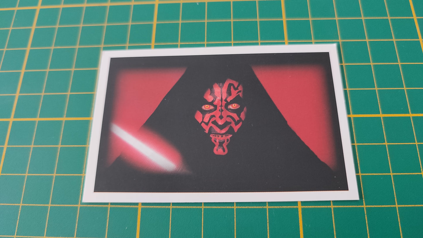 Carte Sith Rendez vous à la case podracer de sebulba pièce détachée jeu de société Monopoly Star Wars épisode 1 #A81