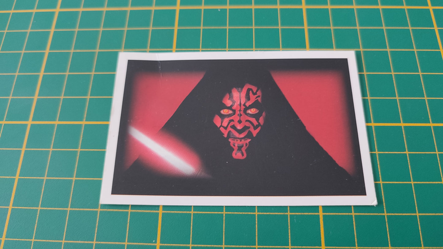 Carte Sith rendez-vous à la vase Mos Espa pièce détachée jeu de société Monopoly Star Wars épisode 1 #A81