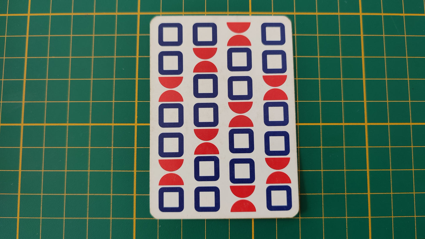 Carte attaque accident pièce détachée jeu de société 1000 mille bornes Dujardin #B96