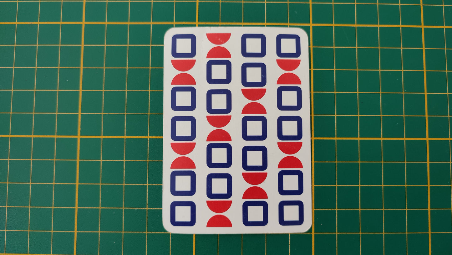 Carte attaque crevé pièce détachée jeu de société 1000 mille bornes Dujardin #B96