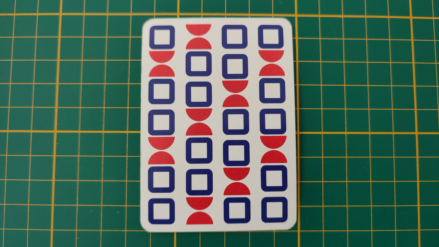 Carte attaque feu rouge pièce détachée jeu de société 1000 mille bornes Dujardin #B96