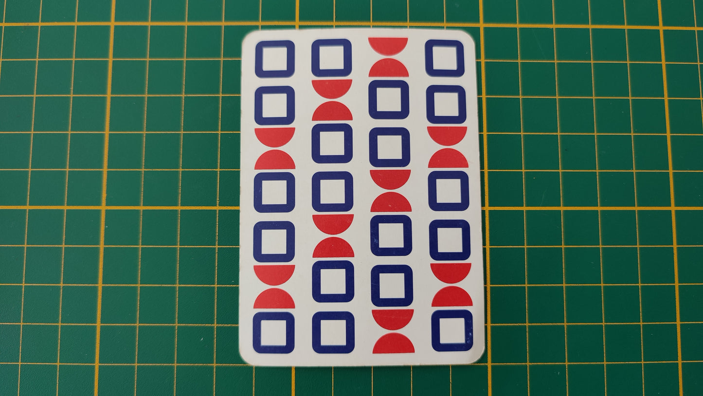 Carte attaque panne d'essence pièce détachée jeu de société 1000 mille bornes Dujardin #B96