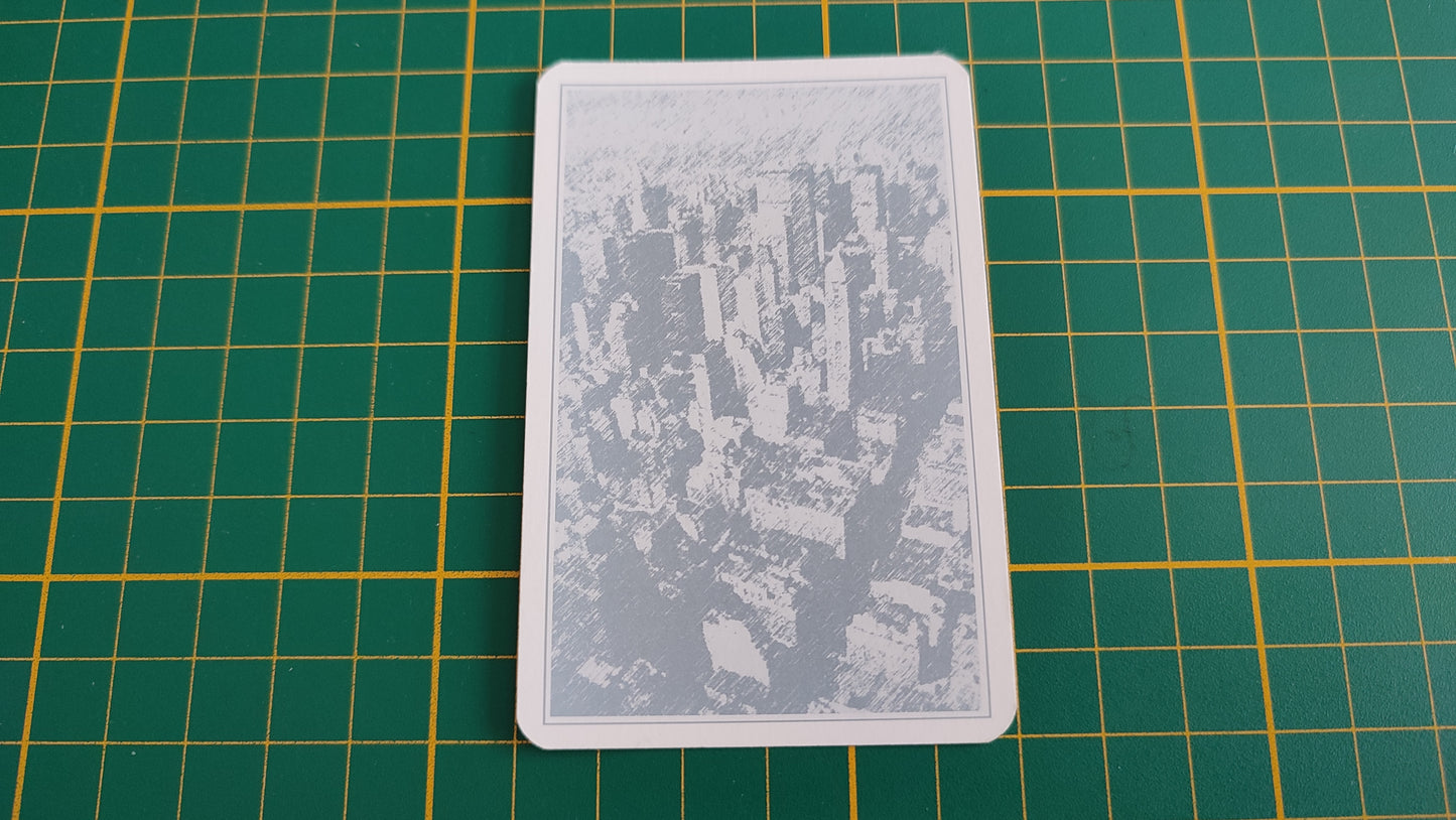 Carte bâtiment n°2 pièce détachée jeu de société Manhattan Ludodélire de Andreas Seyfarth #C55