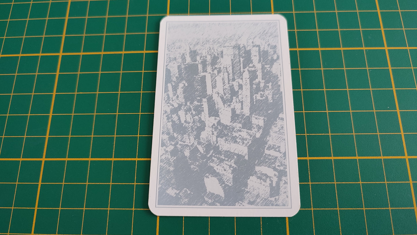 Carte bâtiment n°8 pièce détachée jeu de société Manhattan Ludodélire de Andreas Seyfarth #C55