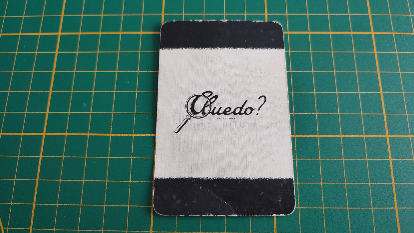 Carte billiard room en l'état Cluedo the Great détective game pièce détachée jeu de société #E45
