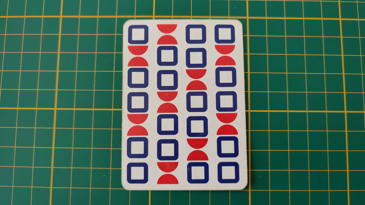 Carte botte citerne d'essence pièce détachée jeu de société 1000 mille bornes Dujardin #B96