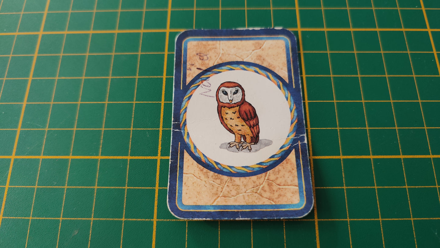 Carte chouette pièce détachée jeu de société Labyrinthe Ravensburger #D64