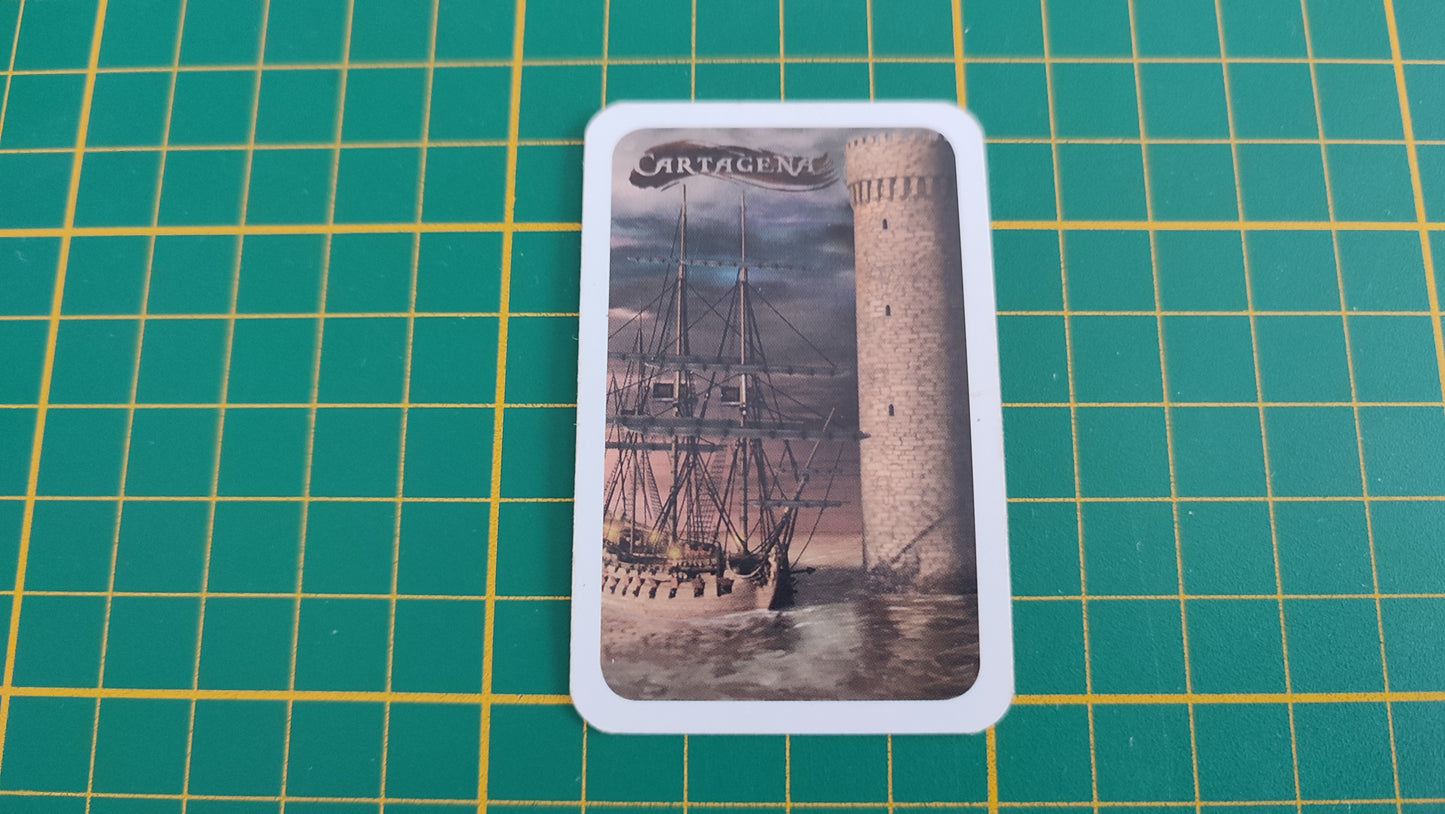 Carte clef seule pièce détachée jeu de société Cartagena L'évasion 2009 Leo Colovini #C54