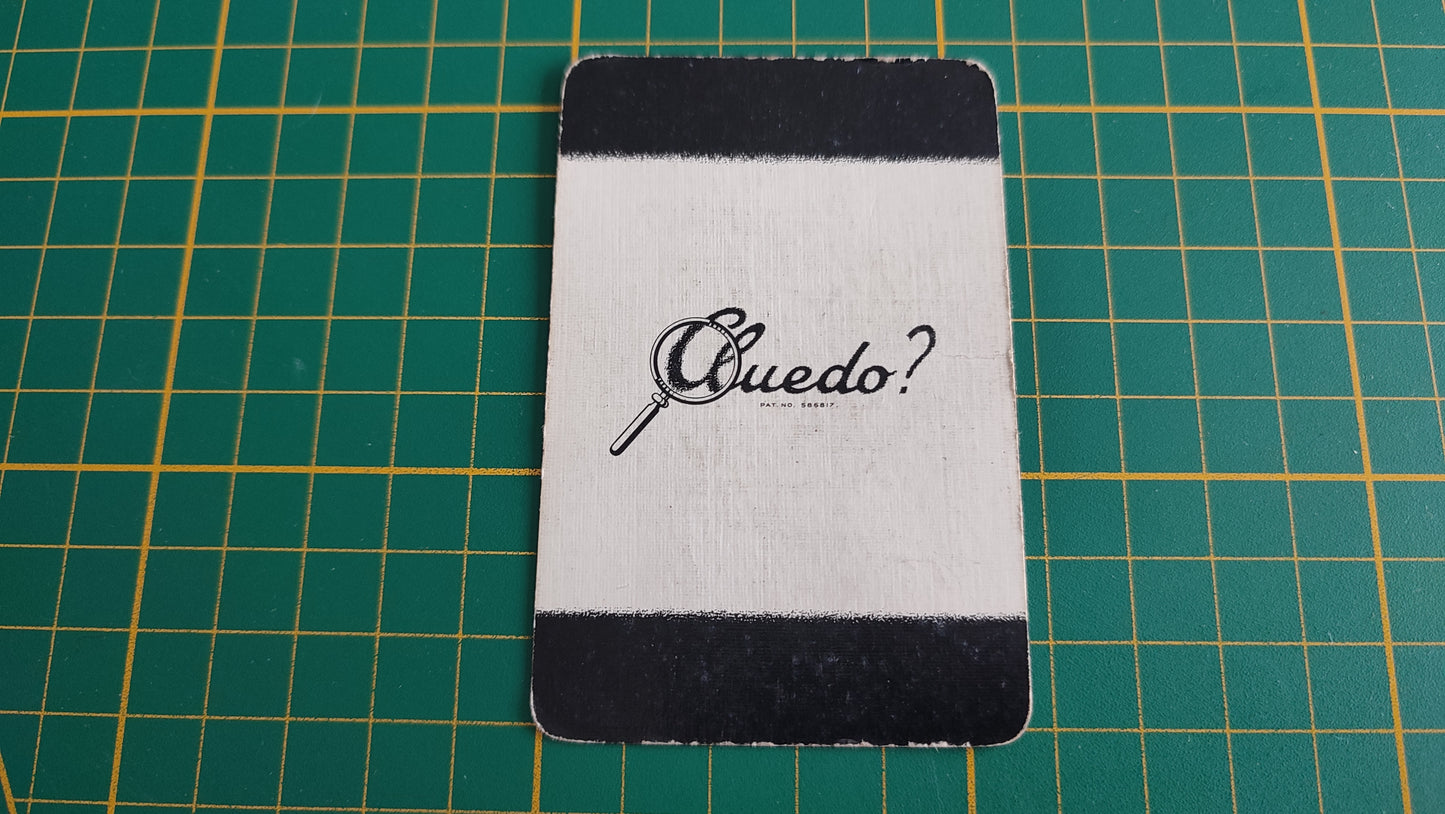 Carte dagger en l'état Cluedo the Great détective game pièce détachée jeu de société #E45