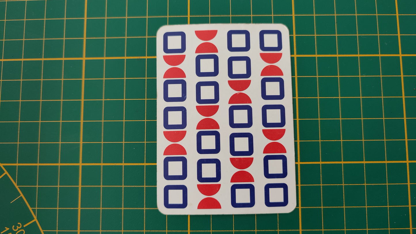 Carte de distance 200 pièce détachée jeu de société 1000 mille bornes Dujardin #B96