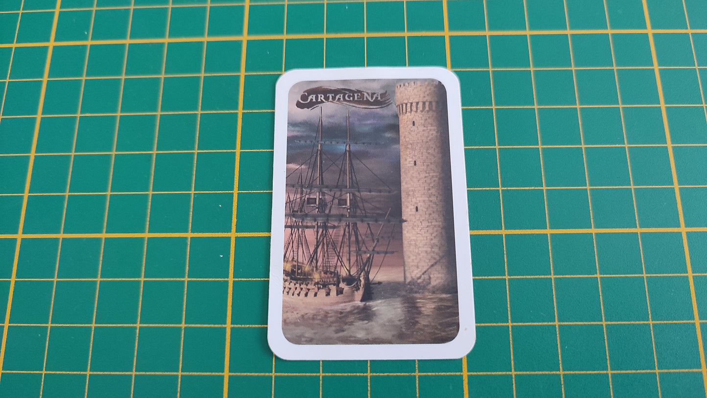 Carte flèche seule pièce détachée jeu de société Cartagena L'évasion 2009 Leo Colovini #C54