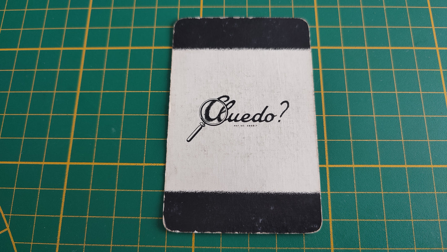 Carte kitchen en l'état Cluedo the Great détective game pièce détachée jeu de société #E45