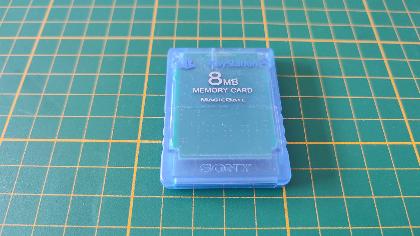 Carte mémoire bleu Playstation 2 PS2 SCPH-10020 console de jeux Sony #D94