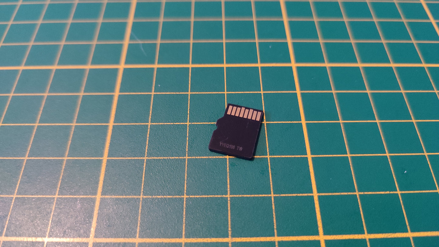 Carte micro sd 4GB pièce détachée console de jeux Nintendo Wii RVL-001 EUR #D58