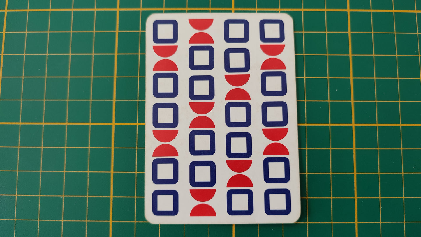 Carte parade réparations pièce détachée jeu de société 1000 mille bornes Dujardin #B96