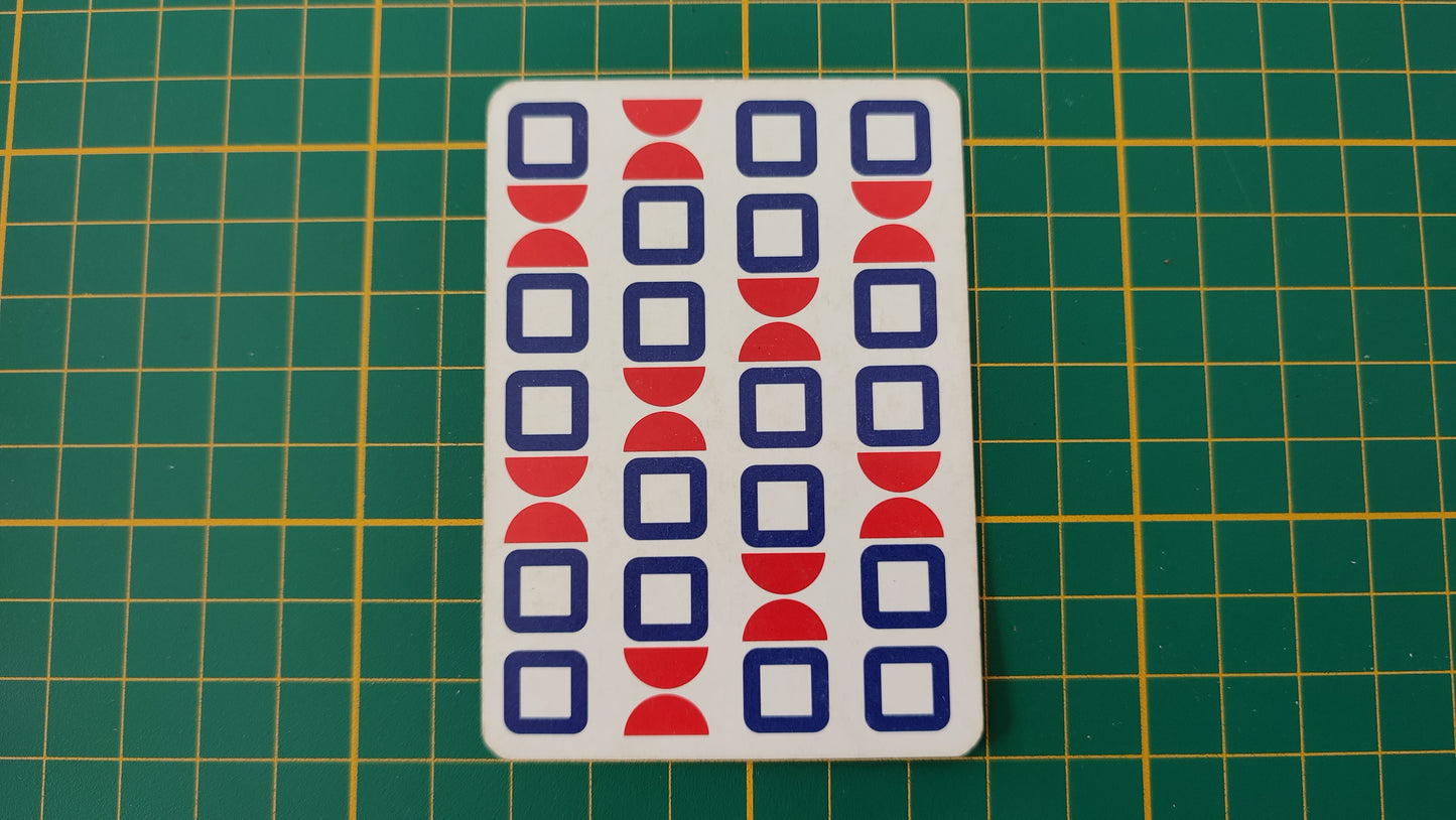 Carte parade roue de secours pièce détachée jeu de société 1000 mille bornes Dujardin #B96