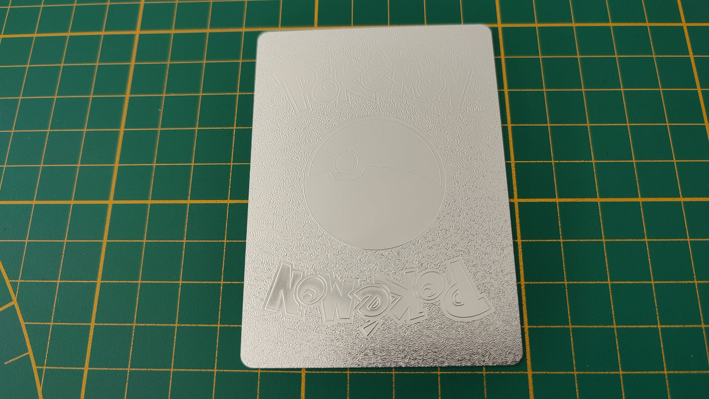 Charizard Vmax carte illustration Pokémon cosplay couleur argent anglaise #SP