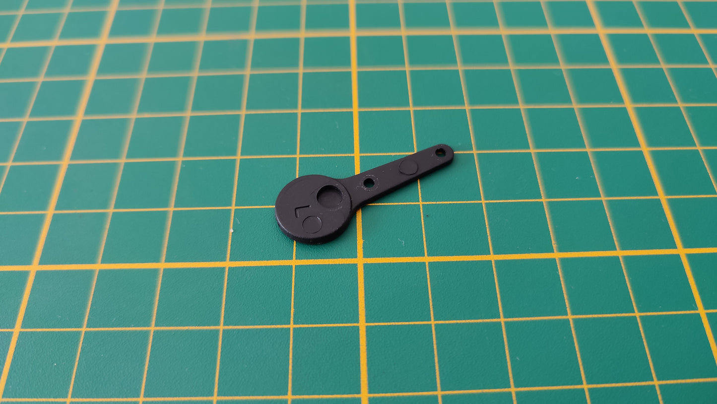 Charnière gauche 2 46A n°46 pièce détachée Porsche 911 Carrera RS 2.7 1/8 1/8ème Altaya #B37