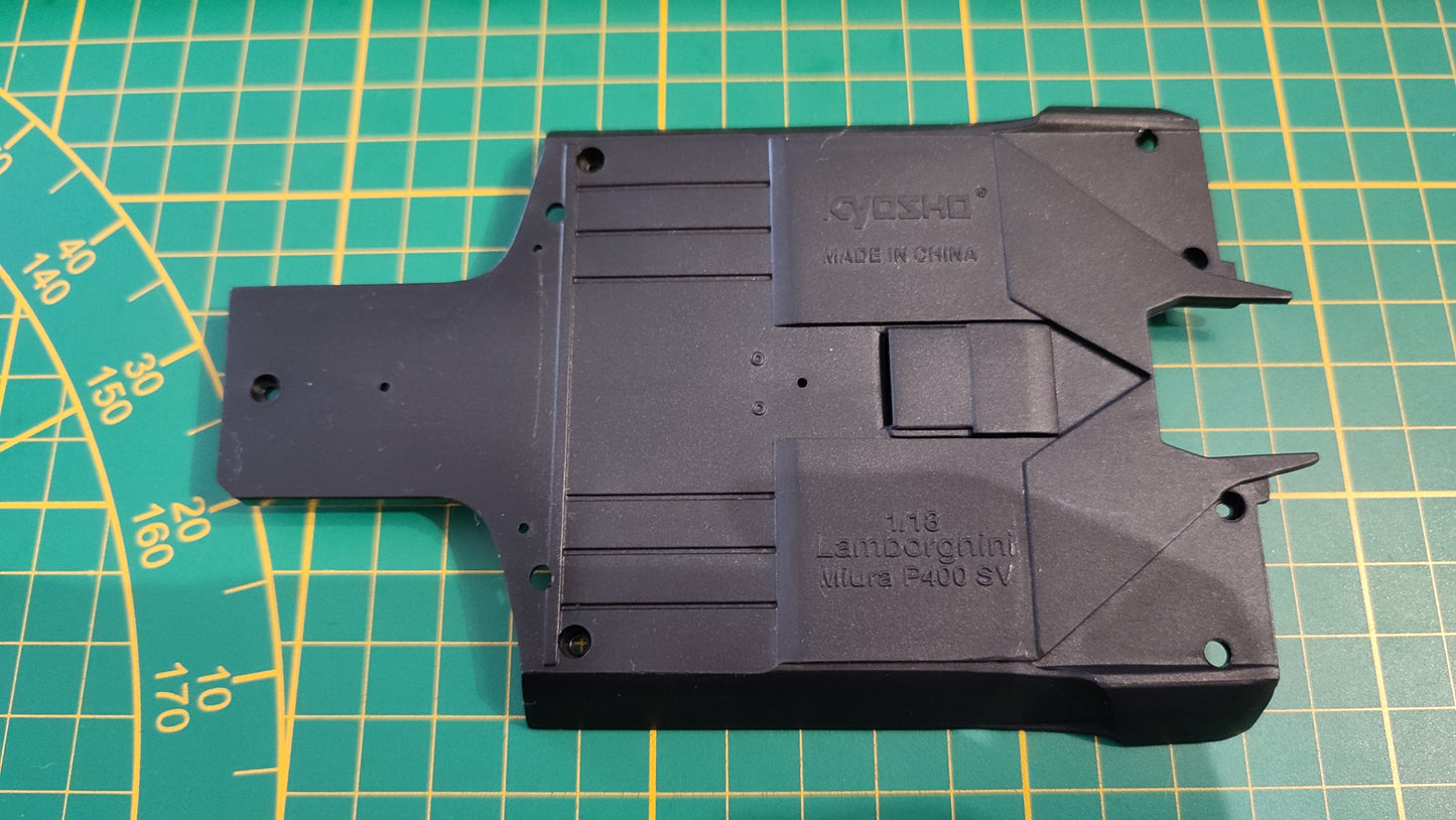 Châssis inférieur pièce détachée miniature Kyosho Lamborghini Miura P400 SV 1/18 1/18e 1/18ème #B11