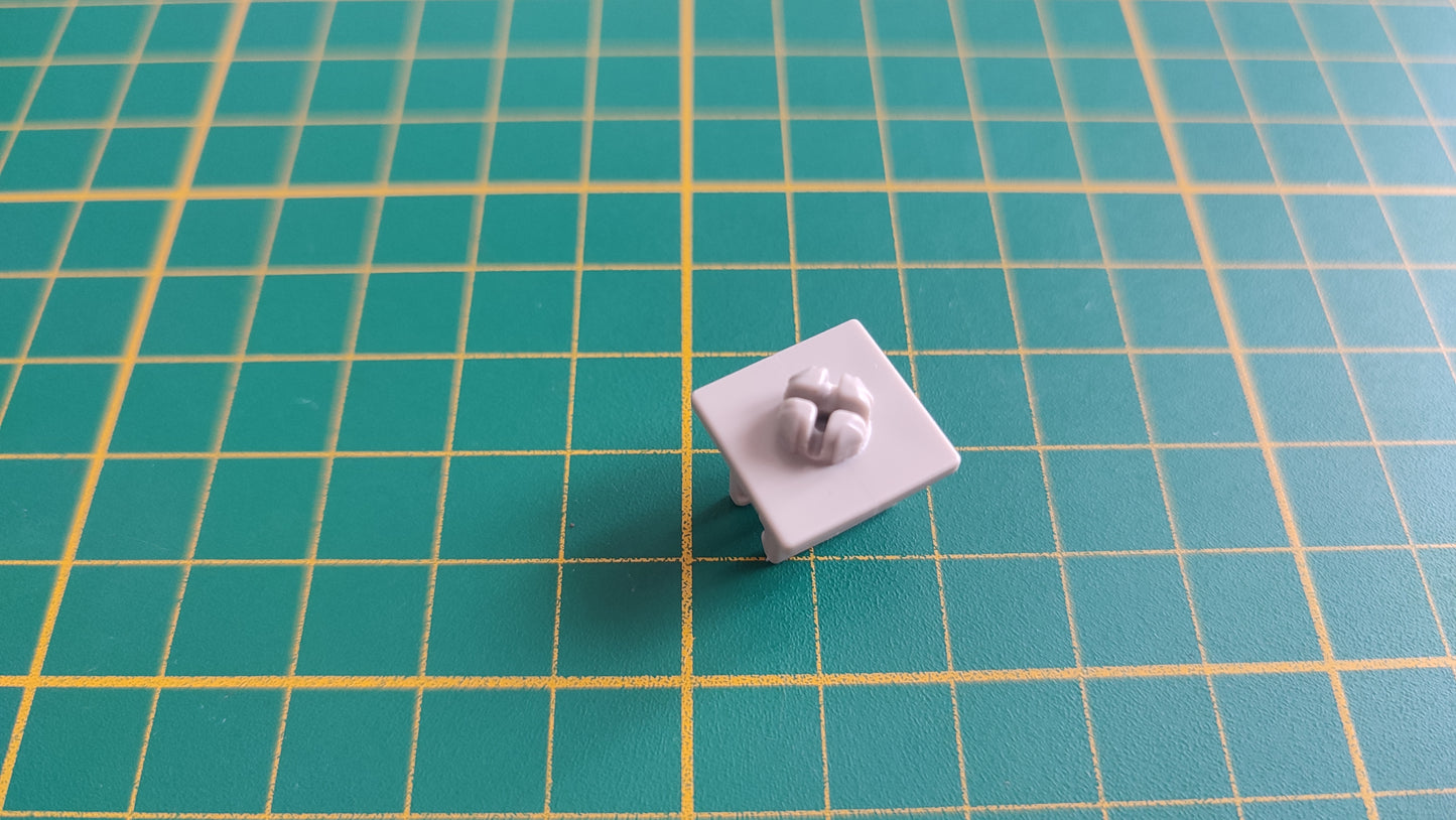 Clip avec prise rectangulaire System X référence 30021394 pièce détachée Playmobil #E75
