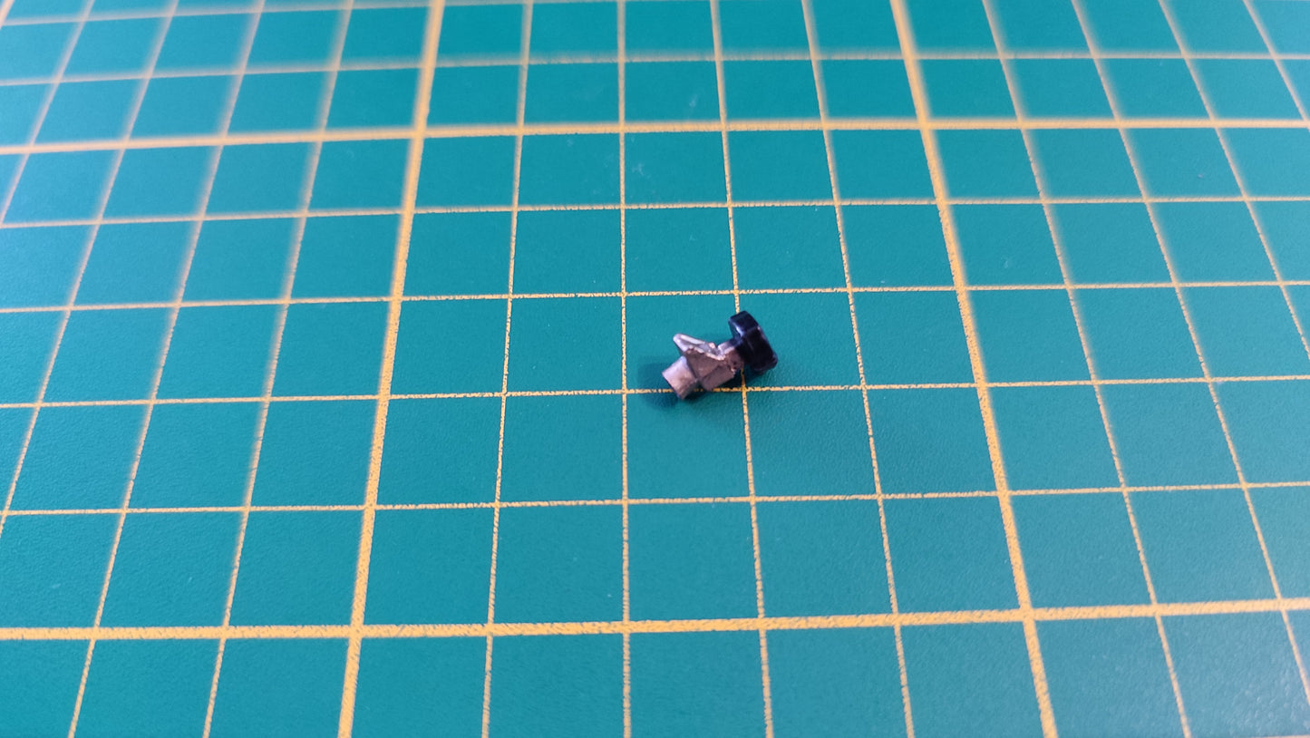 Commande de volet d'air 70-5 pièce détachée Citroën 2CV 2 CV Charleston 1/8 1:8 1/8ème Altaya #D20