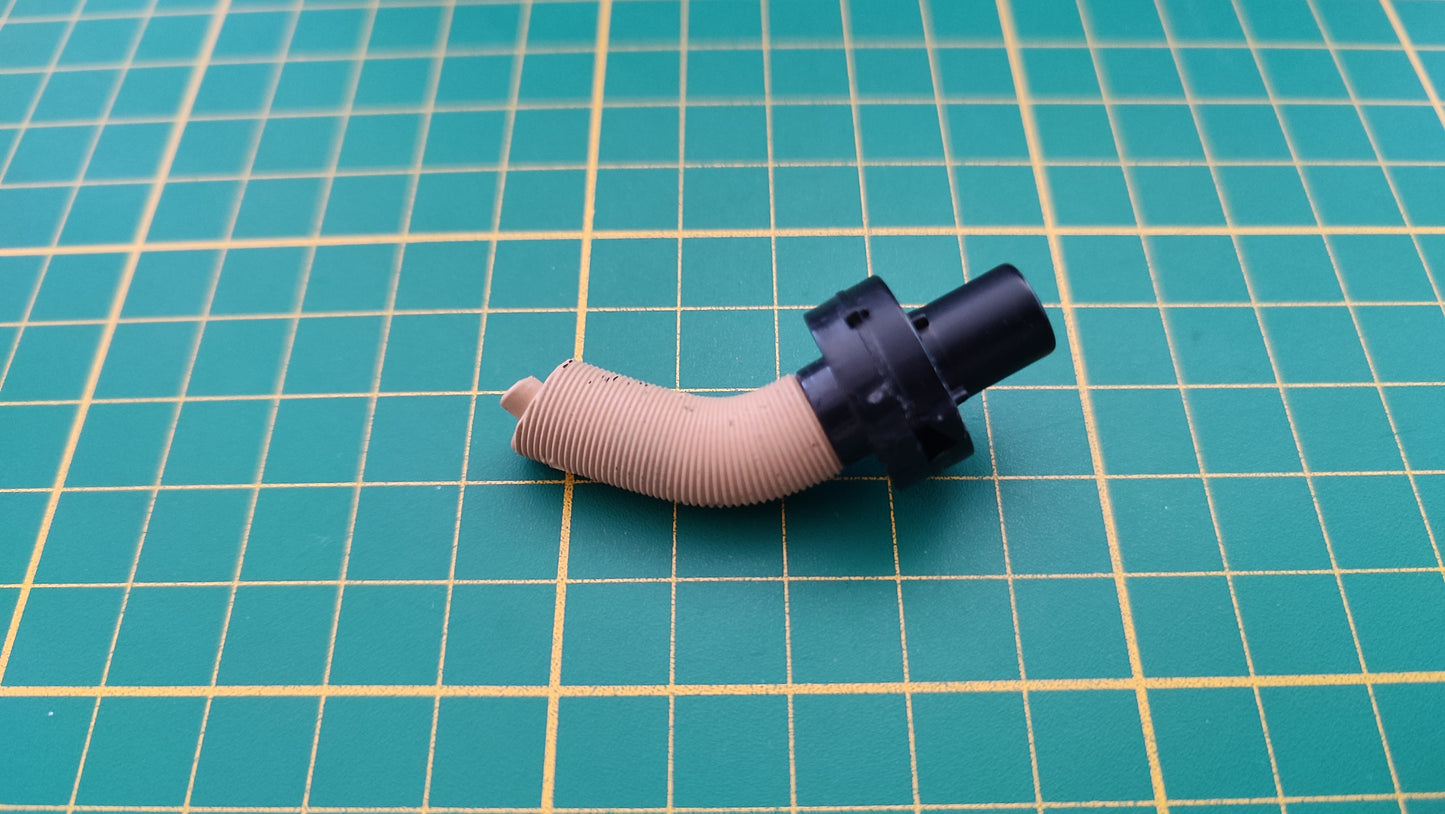 Conduit AV du circuit de chauffage 57-1 numéro 57 n°57 pièce détachée Citroën 2CV 2 CV Charleston 1/8 1:8 1/8ème Altaya #D20