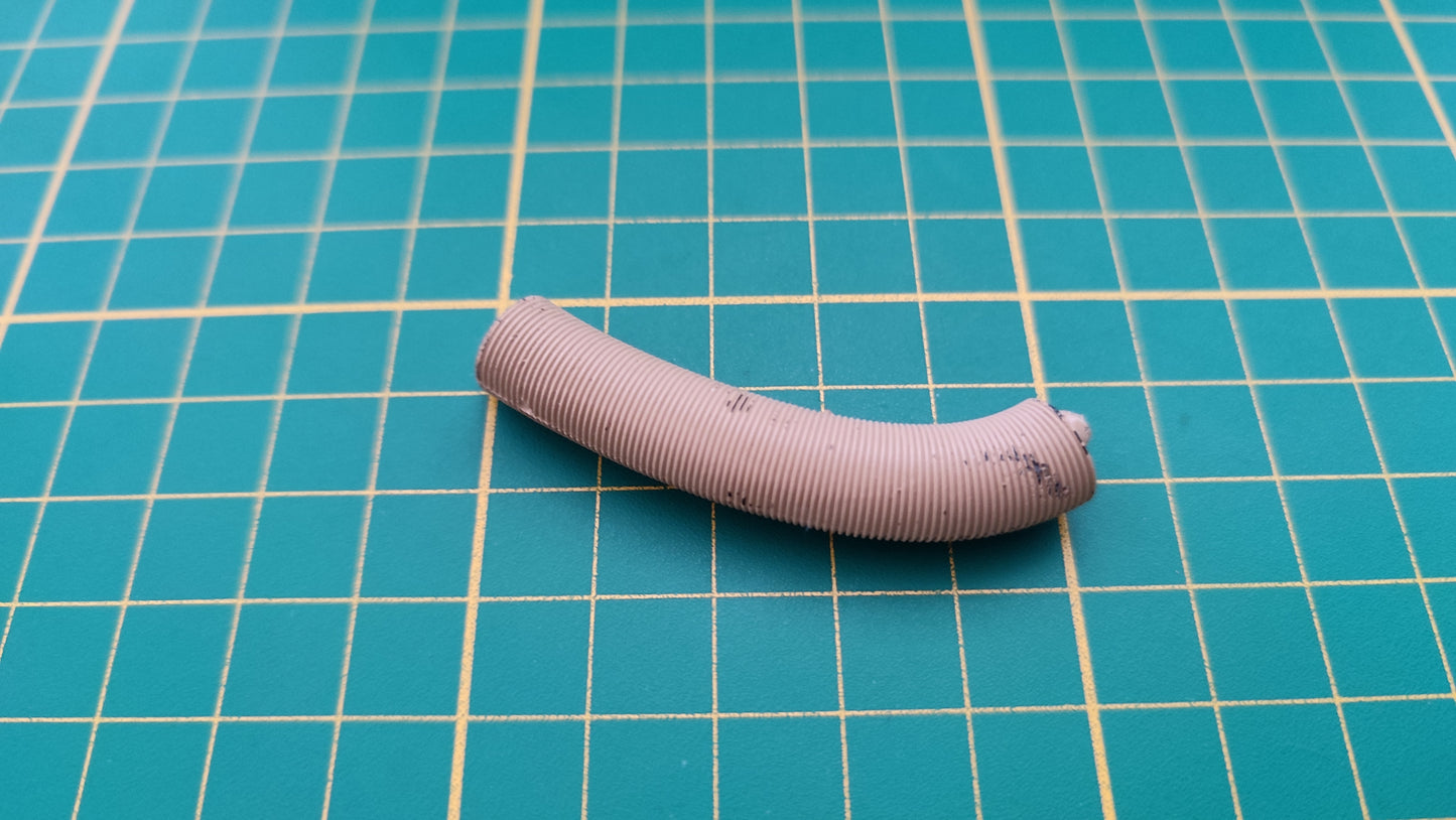 Conduit du circuit de chauffage 58-2 numéro 58 n°58 pièce détachée Citroën 2CV 2 CV Charleston 1/8 1:8 1/8ème Altaya #D20