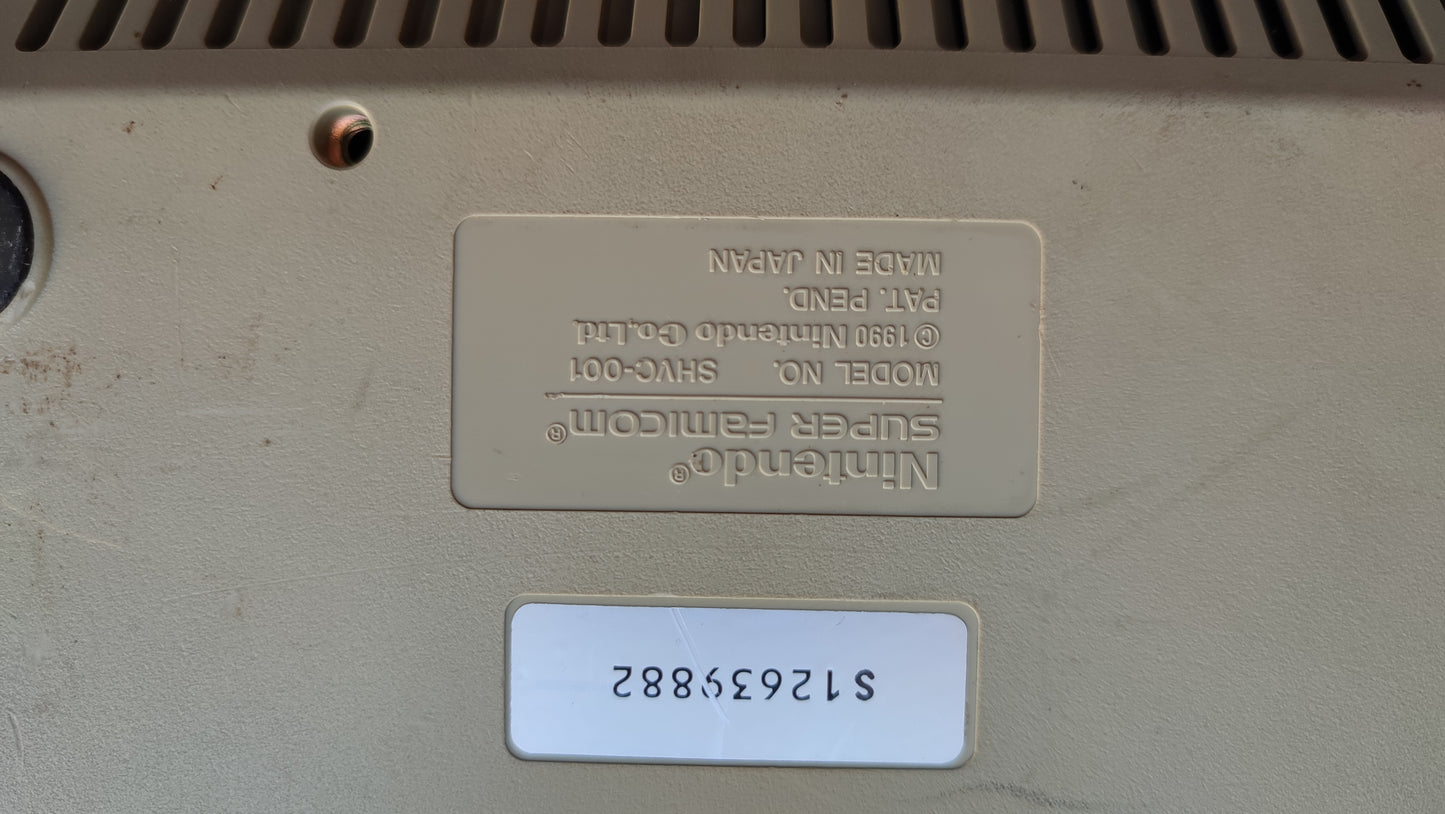 Console de jeux Nintendo Super Famicom SHVC-001 officielle #SP