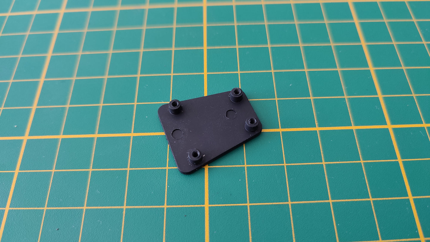 Couvercle du tunnel de transmission 50A n°50 pièce détachée Porsche 911 Carrera RS 2.7 1/8 1/8ème Altaya #B37