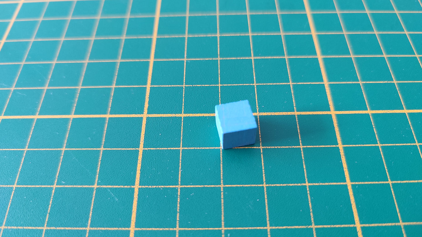 Cube bleu unitaire Praga Caput Regni vladimir suchy Delicious Games pièce détachée jeu de société #E34