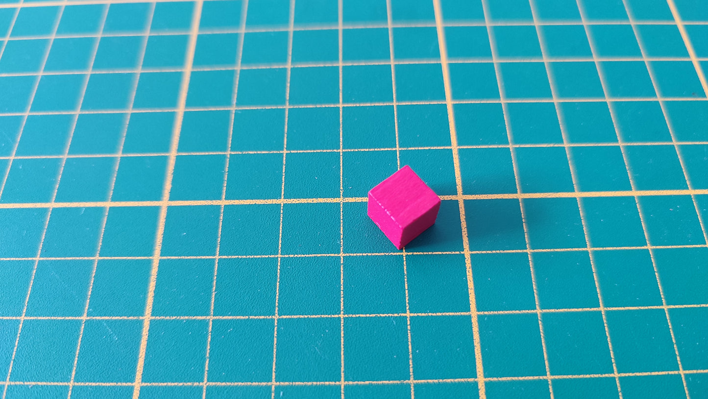 Cube rouge unitaire Praga Caput Regni vladimir suchy Delicious Games pièce détachée jeu de société #E34