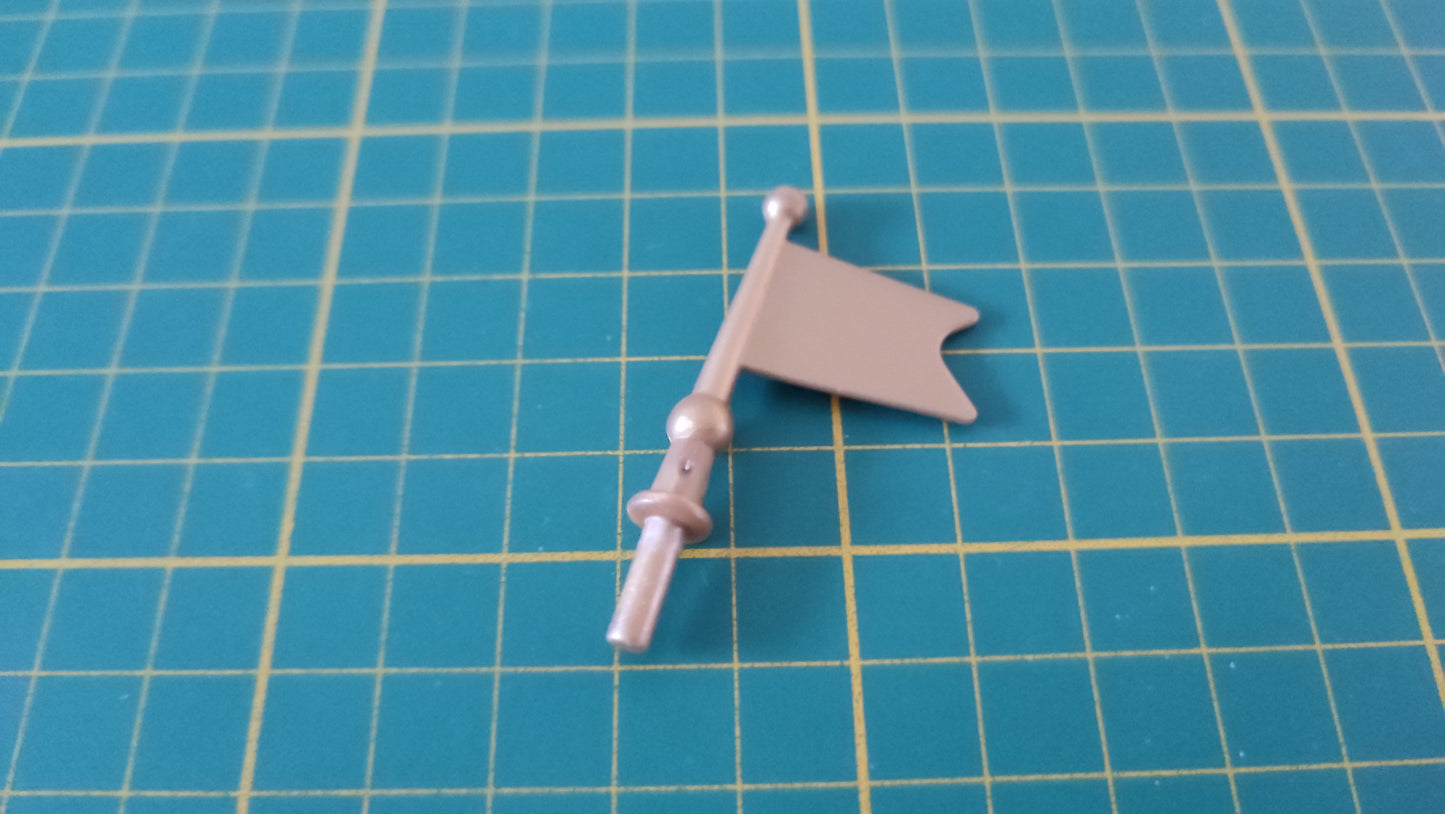 Drapeau à deux pointes référence 30214892 pièce détachée Playmobil #D60