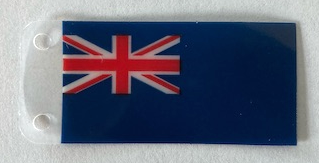 Drapeau avec motif de pavillon bleu du Royaume-Uni 10294pls01b pièce détachée Lego Titanic 10294