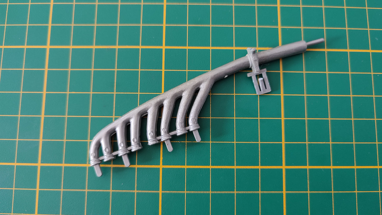 Echappement moteur pièce détachée miniature Bburago Burago Bugatti type 59 1934 1/18 1/18e 1/18ème #B98