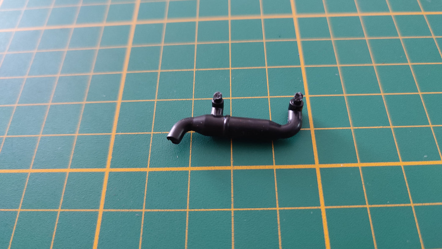 Echappement pièce détachée miniature Altaya Renault Alpine A110 Wrc 1/18 1/18e 1/18ème #C10