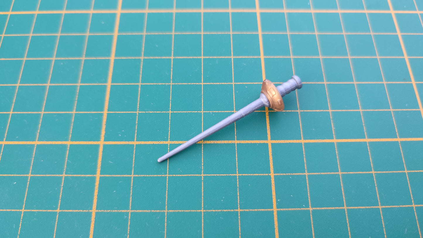 Épée rapière garde ovale épaisse référence 30227912 pièce détachée Playmobil #E69