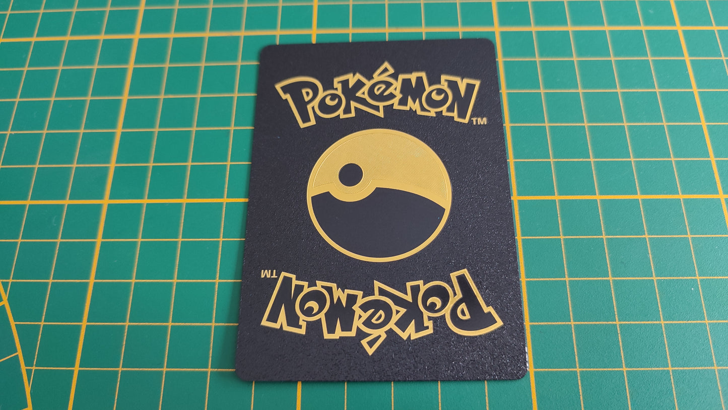 Ethernatos Vmax carte illustration Pokémon cosplay couleur noir française #C18