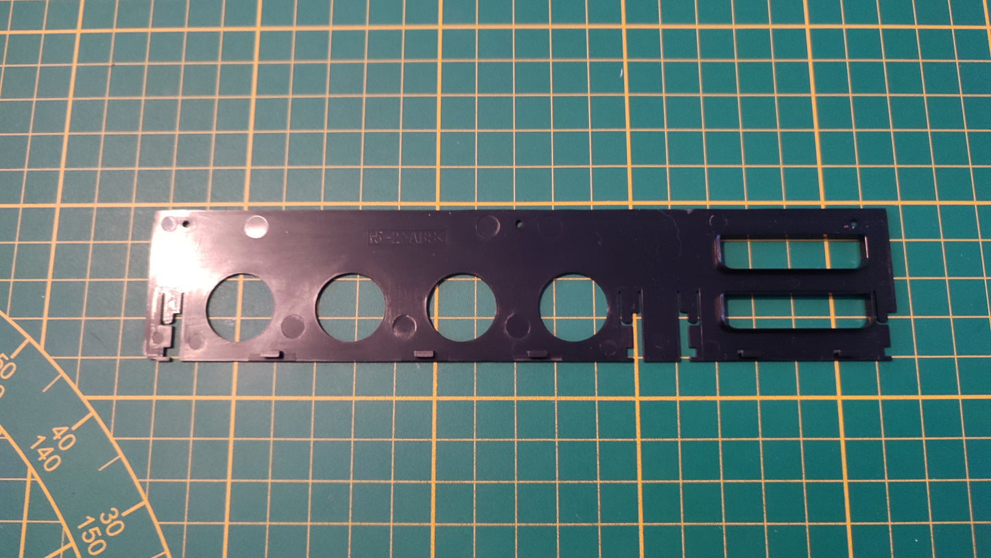 Façade noir pièce détachée console de jeux Nintendo Wii RVL-001 EUR #D58