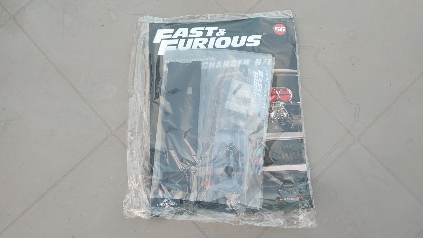 Fascicule avec pièces scellé numéro 56 n°56 Dodge Charger R/T Fast & Furious 1/8 1/8e 1/8ème Altaya