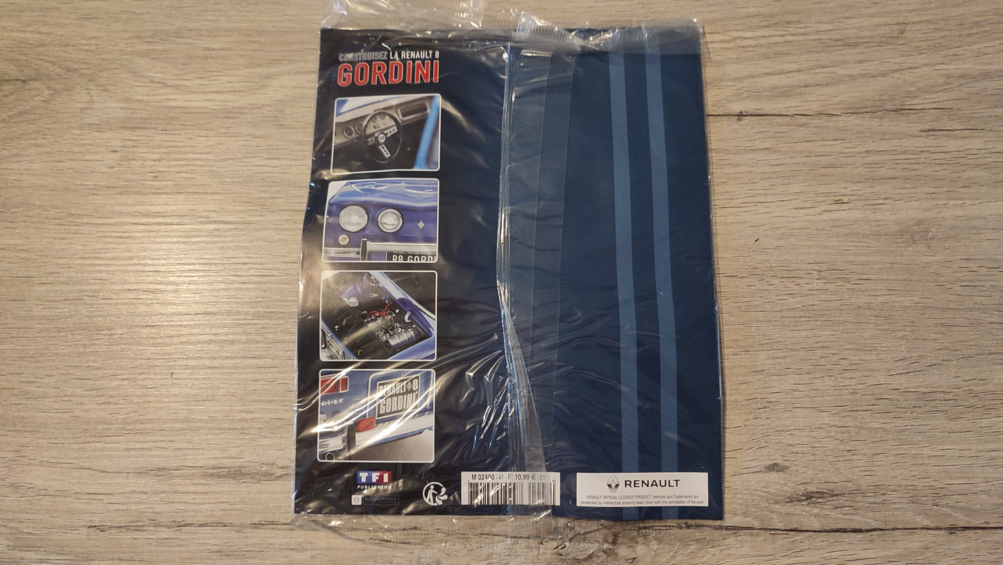 Fascicule complet scellé numéro 47 n°47 Renault R8 Gordini 1/8 1/8ème Eaglemoss Collections #D61