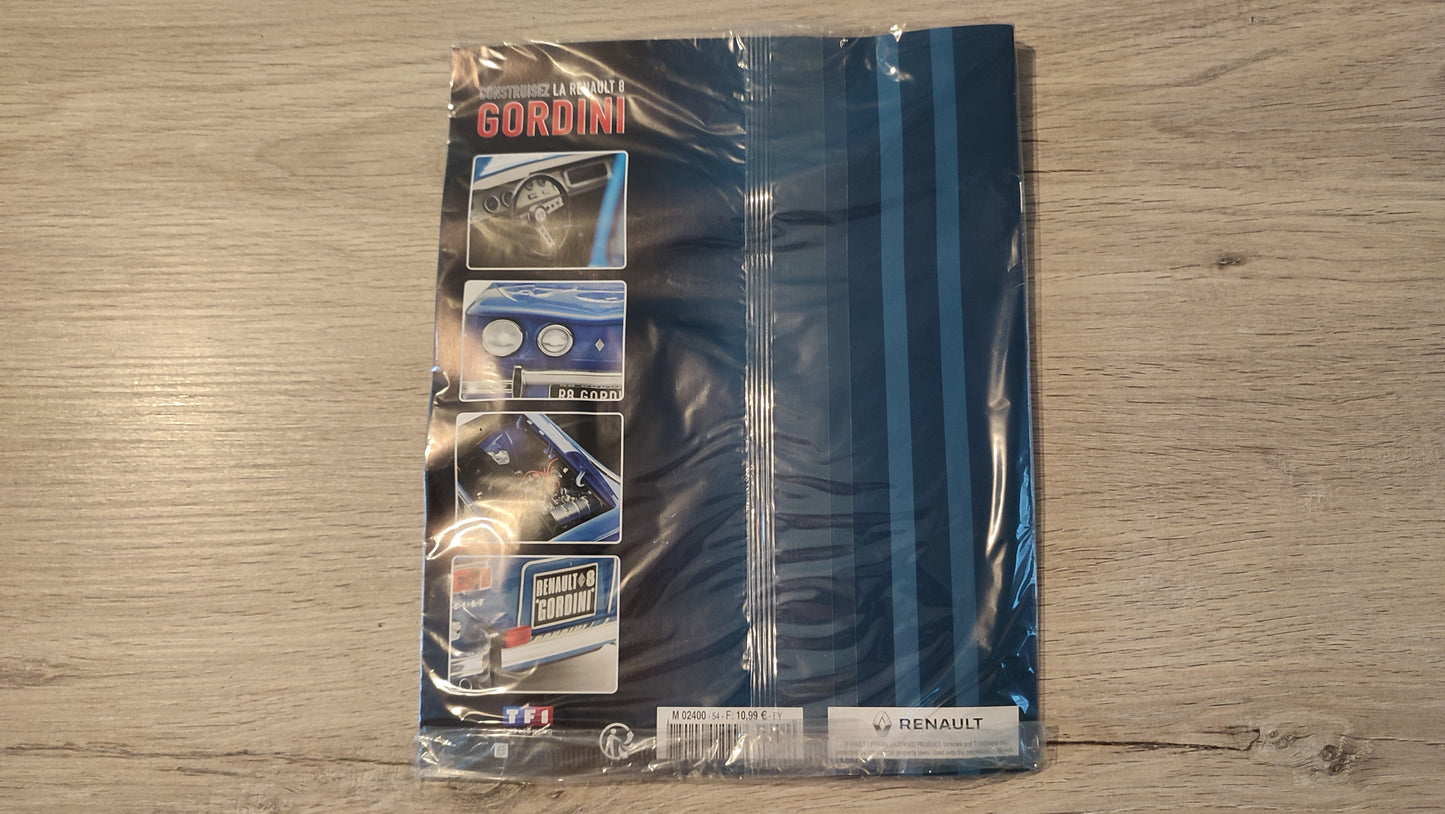 Fascicule complet scellé numéro 54 n°54 Renault R8 Gordini 1/8 1/8ème Eaglemoss Collections #D61