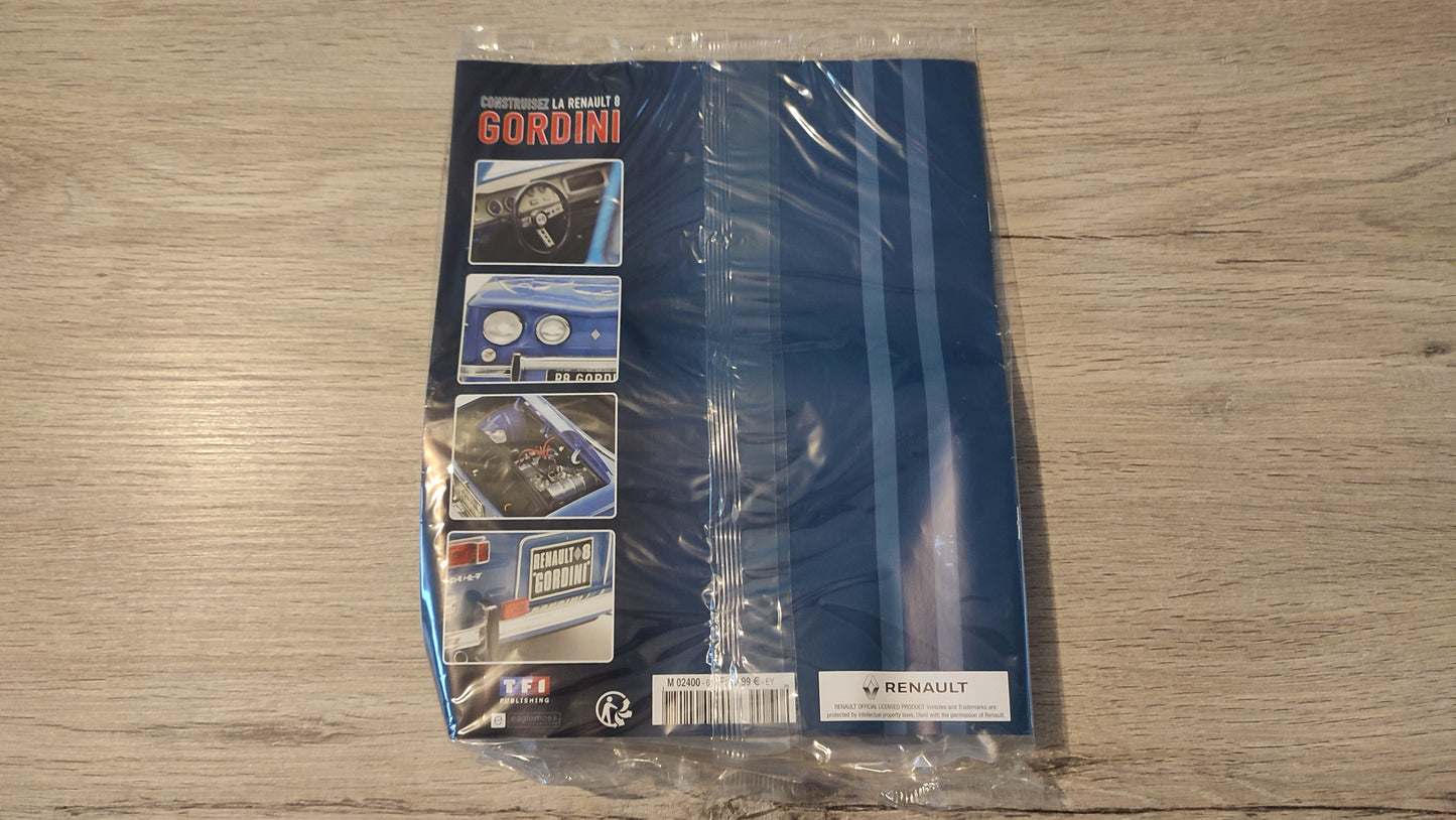 Fascicule complet scellé numéro 65 n°65 Renault R8 Gordini 1/8 1/8ème Eaglemoss Collections #D61