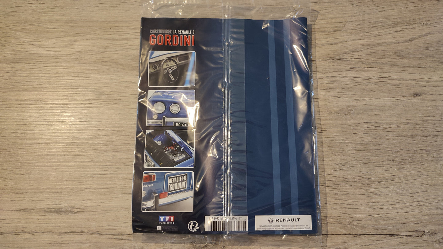 Fascicule complet scellé numéro 69 n°69 Renault R8 Gordini 1/8 1/8ème Eaglemoss Collections #D61