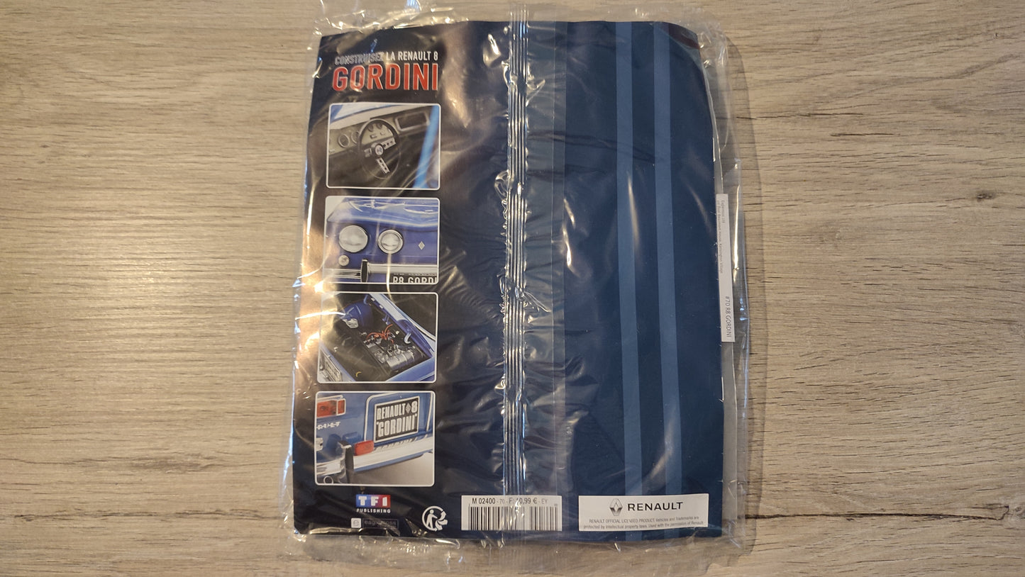 Fascicule complet scellé numéro 70 n°70 Renault R8 Gordini 1/8 1/8ème Eaglemoss Collections #D61